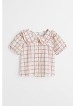 H & M - Bluzka z kołnierzykiem - Beżowy ze sklepu H&M w kategorii Koszule dziewczęce - zdjęcie 169597309