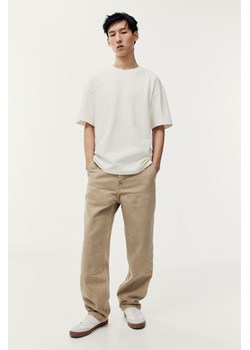 H & M - Loose Jeans - Beżowy ze sklepu H&M w kategorii Jeansy męskie - zdjęcie 169597467