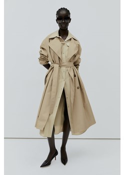 H & M - Bawełniana szmizjerka - Beżowy ze sklepu H&M w kategorii Sukienki - zdjęcie 169597516