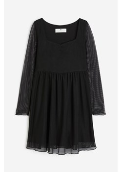 H & M - Sukienka z długim rękawem - Czarny ze sklepu H&M w kategorii Sukienki dziewczęce - zdjęcie 169597536