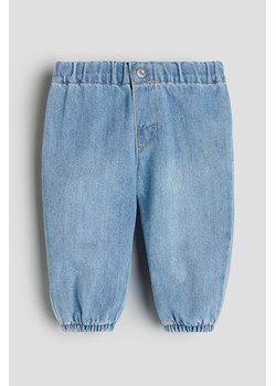 H & M - Dżinsowe joggersy - Niebieski ze sklepu H&M w kategorii Spodnie i półśpiochy - zdjęcie 169597637