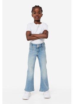 H & M - Dżinsy Superstretch Flared Leg - Niebieski ze sklepu H&M w kategorii Spodnie dziewczęce - zdjęcie 169597759