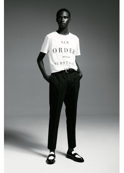 H & M - T-shirt z nadrukiem Regular Fit - Biały ze sklepu H&M w kategorii T-shirty męskie - zdjęcie 169597875