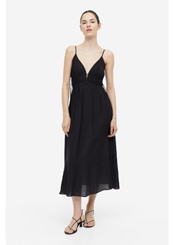 H & M - Sukienka ze sznurkiem do ściągania - Czarny ze sklepu H&M w kategorii Sukienki - zdjęcie 169597885