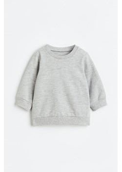 H & M - Bawełniana bluza - Szary ze sklepu H&M w kategorii Bluzy i swetry - zdjęcie 169597998