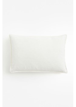 H & M - Poszewka na poduszkę z domieszką lnu - Biały ze sklepu H&M w kategorii Poszewki na poduszki - zdjęcie 169598028