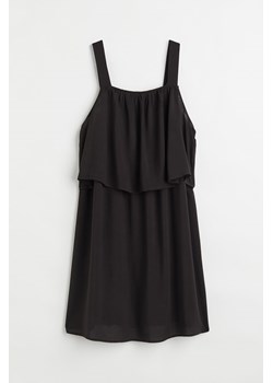 H & M - MAMA Wiskozowa sukienka dla karmiącej - Czarny ze sklepu H&M w kategorii Sukienki ciążowe - zdjęcie 169598069