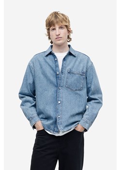 H & M - Dżinsowa koszula wierzchnia Regular Fit - Niebieski ze sklepu H&M w kategorii Kurtki męskie - zdjęcie 169598088