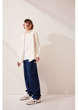 H & M - Loose Fit Jeans - Niebieski ze sklepu H&M w kategorii Jeansy damskie - zdjęcie 169598179