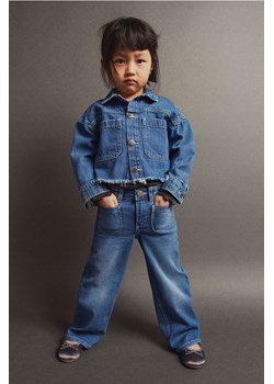 H & M - Dżinsy Superstretch Wide Leg - Niebieski ze sklepu H&M w kategorii Spodnie dziewczęce - zdjęcie 169598265