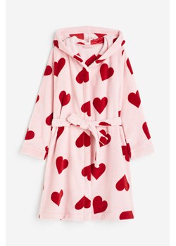 H & M - Polarowy szlafrok - Różowy ze sklepu H&M w kategorii Szlafroki dziecięce - zdjęcie 169598308