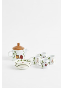 H & M - Wzorzysty serwis do herbaty - Biały ze sklepu H&M w kategorii Zabawki - zdjęcie 169598359