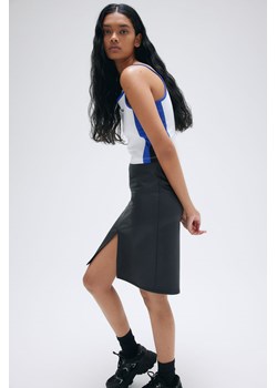 H & M - Powlekana spódnica - Czarny ze sklepu H&M w kategorii Spódnice - zdjęcie 169598438