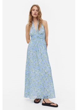 H & M - Długa sukienka z mocowaniem na karku - Beżowy ze sklepu H&M w kategorii Sukienki - zdjęcie 169598456