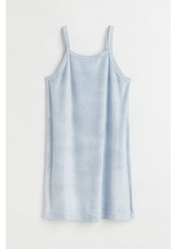 H & M - Sukienka mini z frotte - Niebieski ze sklepu H&M w kategorii Sukienki - zdjęcie 169598467