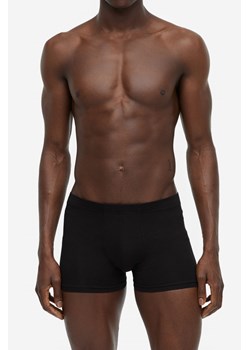 H & M - Krótkie bokserki bawełniane 10-pak - Czarny ze sklepu H&M w kategorii Majtki męskie - zdjęcie 169598565