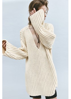 H & M - Sweter z domieszką wełny - Beżowy ze sklepu H&M w kategorii Swetry damskie - zdjęcie 169598629