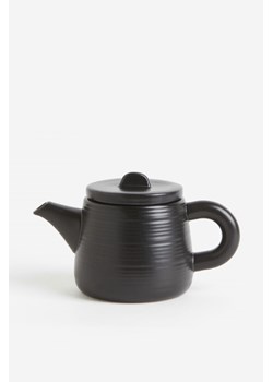 H & M - Kamionkowy dzbanek do herbaty - Czarny ze sklepu H&M w kategorii Dzbanki i zaparzacze - zdjęcie 169598716