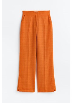 H & M - Szerokie spodnie - Pomarańczowy ze sklepu H&M w kategorii Spodnie damskie - zdjęcie 169598719