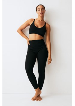 H & M - Bezszwowe legginsy sportowe DryMove - Czarny ze sklepu H&M w kategorii Spodnie damskie - zdjęcie 169598739