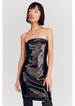 H & M - Sukienka bandeau z cekinami - Czarny ze sklepu H&M w kategorii Sukienki - zdjęcie 169598745