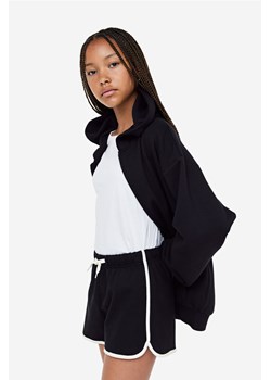 H & M - Bawełniane szorty dresowe - Czarny ze sklepu H&M w kategorii Spodenki dziewczęce - zdjęcie 169598805