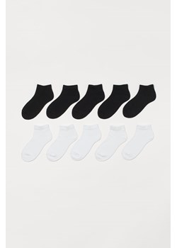 H & M - Krótkie skarpety 10-pak - Biały ze sklepu H&M w kategorii Skarpetki damskie - zdjęcie 169598859