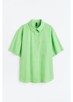 H & M - Koszula z krótkim rękawem - Zielony ze sklepu H&M w kategorii Koszule damskie - zdjęcie 169598895