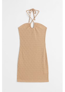 H & M - Sukienka z mocowaniem na karku - Beżowy ze sklepu H&M w kategorii Sukienki - zdjęcie 169599027