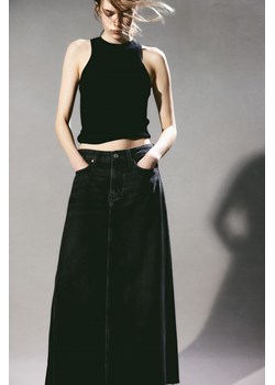 H & M - Feather Soft Denim skirt - Czarny ze sklepu H&M w kategorii Spódnice - zdjęcie 169599116