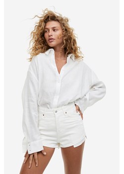 H & M - Dżinsowe szorty High - Biały ze sklepu H&M w kategorii Szorty - zdjęcie 169599137