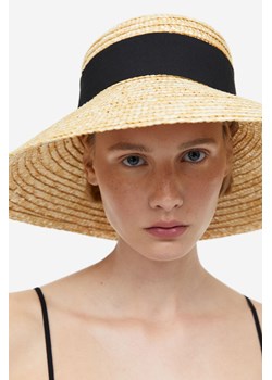 H & M - Ręcznie pleciony kapelusz'słomkowy - Beżowy ze sklepu H&M w kategorii Kapelusze damskie - zdjęcie 169599188