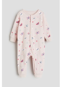 H & M - Wzorzysta piżama jednoczęściowa - Różowy ze sklepu H&M w kategorii Pajacyki - zdjęcie 169599235
