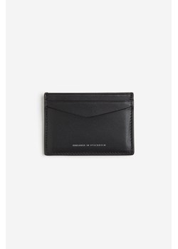 H & M - Skórzane etui na karty kredytowe - Czarny ze sklepu H&M w kategorii Portfele damskie - zdjęcie 169599279