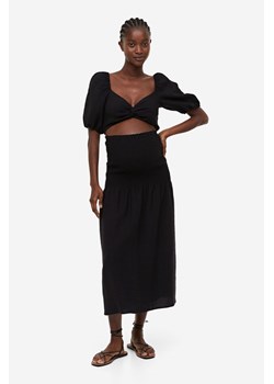 H & M - MAMA Elastycznie marszczony komplet 2-częściowy - Czarny ze sklepu H&M w kategorii Odzież ciążowa - zdjęcie 169599288