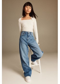H & M - Dżinsy Wide Leg - Niebieski ze sklepu H&M w kategorii Spodnie dziewczęce - zdjęcie 169599317