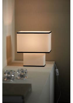 H & M - Tekstylna lampa stołowa - Biały ze sklepu H&M w kategorii Lampy stołowe - zdjęcie 169599346