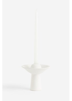 H & M - Świecznik z kamionki - Biały ze sklepu H&M w kategorii Świeczniki - zdjęcie 169599475