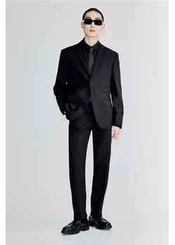 H & M - Spodnie garniturowe Regular Fit - Czarny ze sklepu H&M w kategorii Spodnie męskie - zdjęcie 169599517