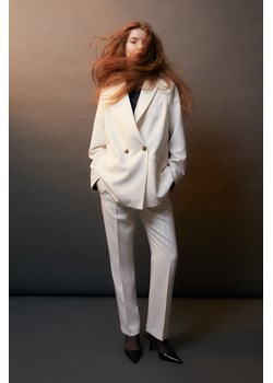 H & M - Wąskie spodnie - Biały ze sklepu H&M w kategorii Spodnie damskie - zdjęcie 169599807