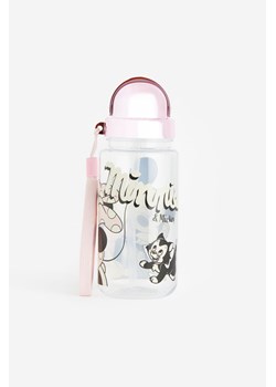 H & M - Printed water bottle - Różowy ze sklepu H&M w kategorii Naczynia dziecięce - zdjęcie 169599929