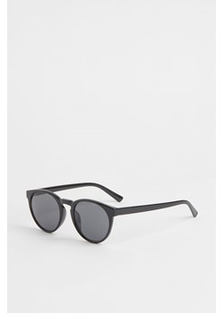 H & M - Okrągłe okulary przeciwsłoneczne - Czarny ze sklepu H&M w kategorii Okulary przeciwsłoneczne męskie - zdjęcie 169600027