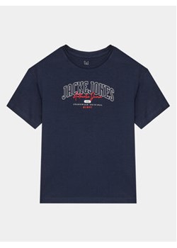 Jack&Jones Junior T-Shirt 12237120 Granatowy Loose Fit ze sklepu MODIVO w kategorii T-shirty chłopięce - zdjęcie 169600345