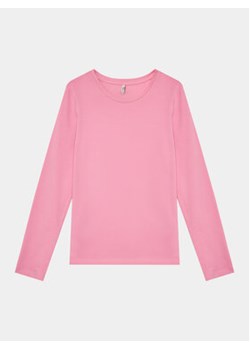 Kids ONLY Bluzka 15299770 Różowy Regular Fit ze sklepu MODIVO w kategorii Bluzki dziewczęce - zdjęcie 169600426