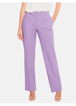 Fioletowe spodnie w kant damskie L'AF Rossa ze sklepu Eye For Fashion w kategorii Spodnie damskie - zdjęcie 169600715