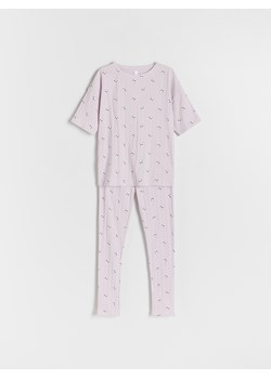 Reserved - Dwuczęściowa piżama - lawendowy ze sklepu Reserved w kategorii Piżamy dziecięce - zdjęcie 169602237