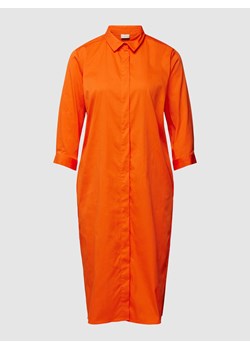 Sukienka koszulowa o długości do kolan z rękawem o dł. 3/4 ze sklepu Peek&Cloppenburg  w kategorii Sukienki - zdjęcie 169603457