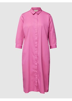 Sukienka koszulowa o długości do kolan z rękawem o dł. 3/4 ze sklepu Peek&Cloppenburg  w kategorii Sukienki - zdjęcie 169603497