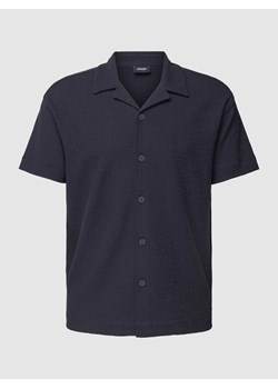 Koszula casualowa o kroju regular fit z fakturowanym wzorem model ‘Tate’ ze sklepu Peek&Cloppenburg  w kategorii Koszule męskie - zdjęcie 169603506