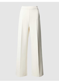Spodnie z szeroką nogawką i przeszytymi zakładkami w pasie ze sklepu Peek&Cloppenburg  w kategorii Spodnie damskie - zdjęcie 169603539